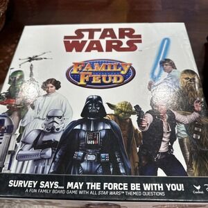 Disney Star Wars‎ Family Feud Board Game Trivia 100% Complete Open Box